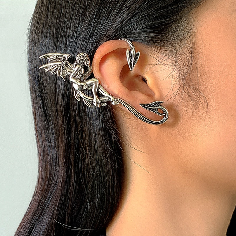 Ashiana Designer Antique Full Ear Cuff With Pearl Tassels Earrings for  Women : Amazon.in: Fashion